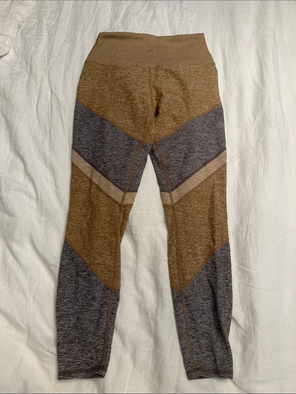Yellow Alo Leggings - Cropped Length